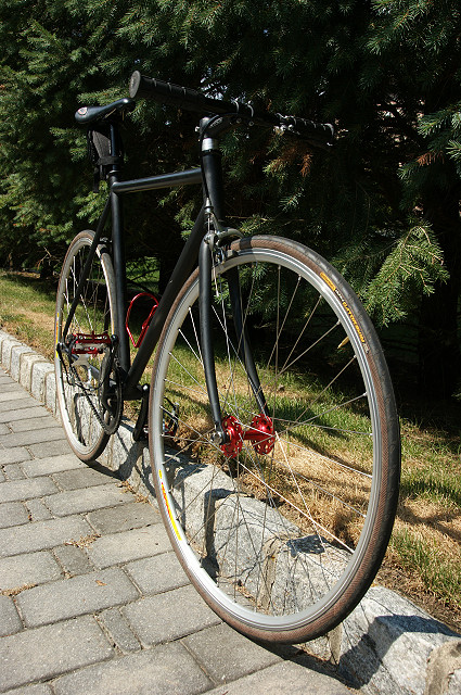 2008 Fuji Track fixed gear bike with mods