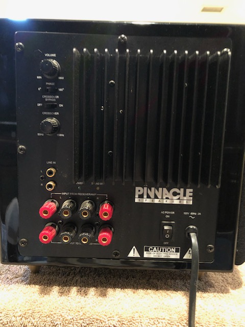FOR SALE: Pinnacle Home Theater Speaker Package