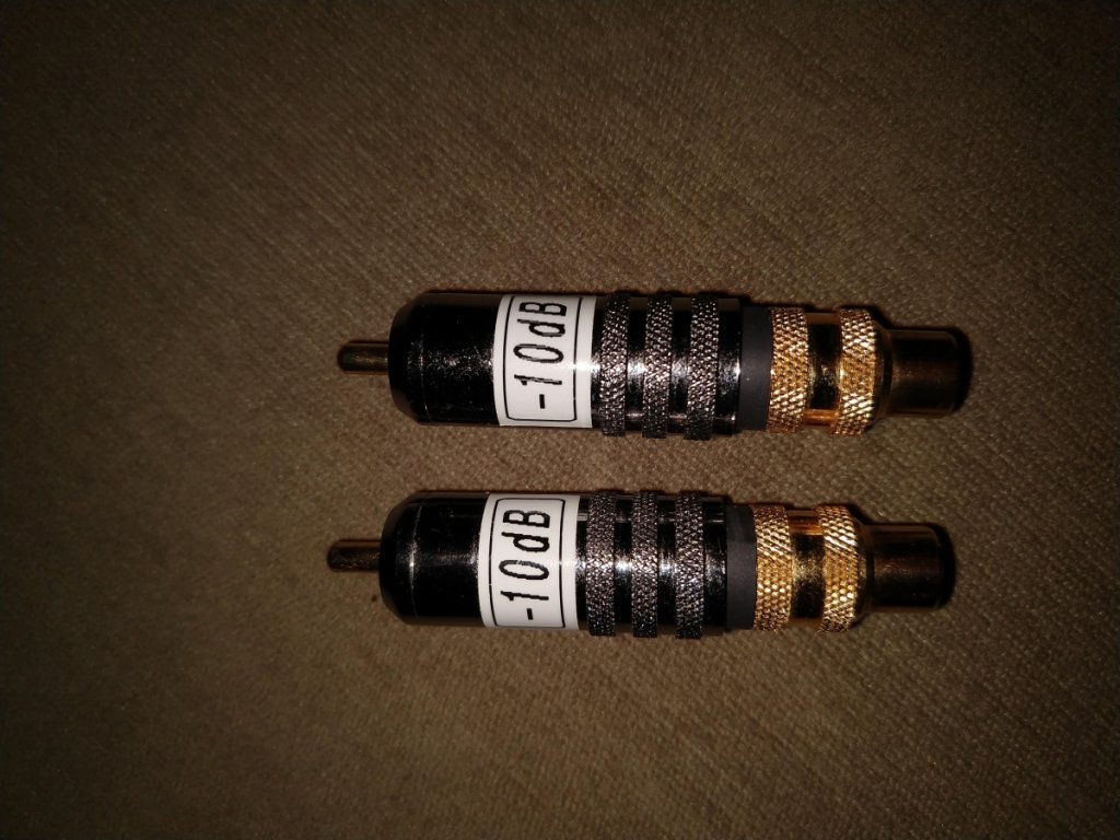 RCA-Attenuators---10d B-
