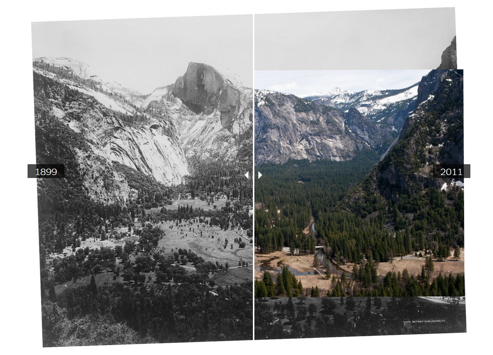 California before/after fire photo