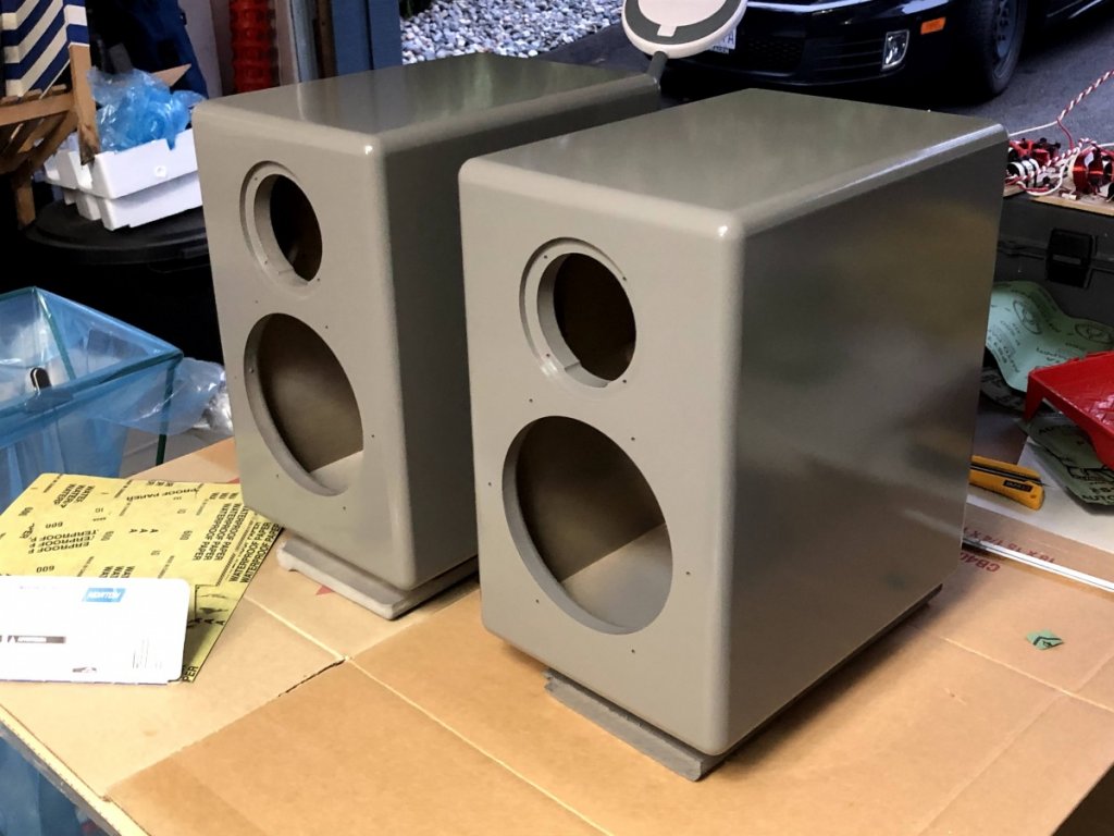 Semi-Gloss clear coat (Sprayed 2 coats - coat/sand/coat)