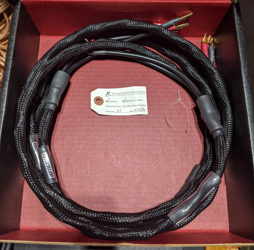 SR Atmosphere X Alive Speaker Cables