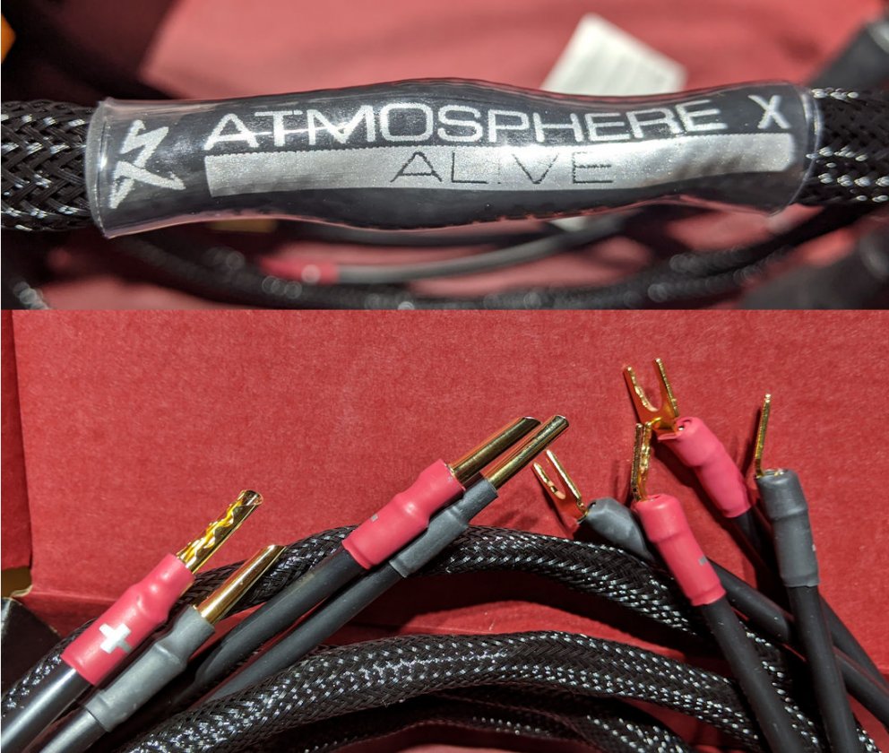 SR Atmosphere X Alive Speaker Cables