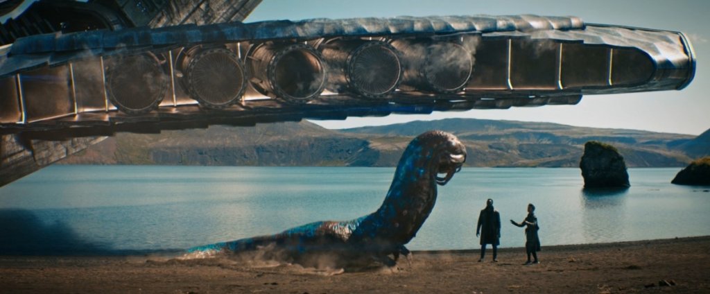 Star Trek space worm attacks