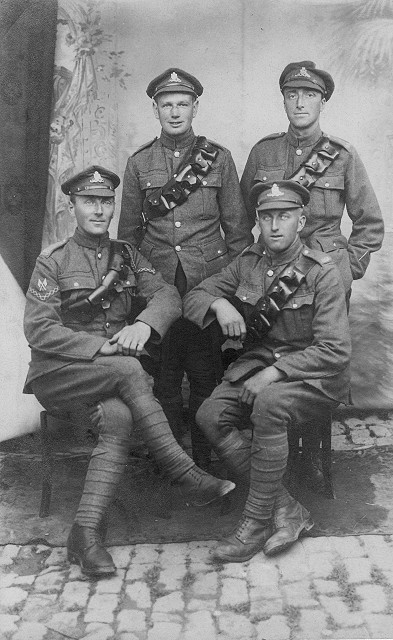 My Great Grandfather in the Great War. (right rear)