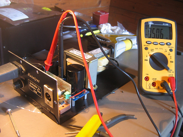 DC voltage without load = 5.06V