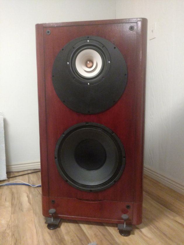 with Tang Band driver and adapter plate