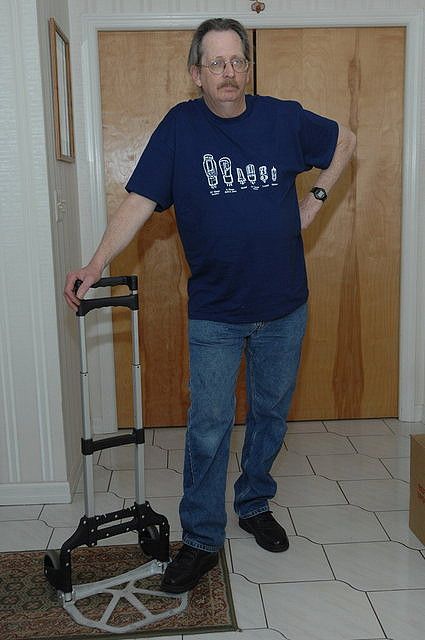 The Magna Cart...compact foldable hand truck...works great !!