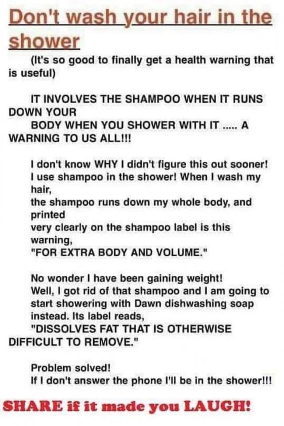 shampoo