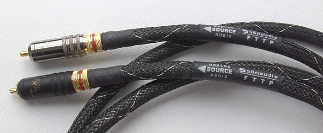 FTTP analog cable with WBT 0144 & 0108 RCA plugs