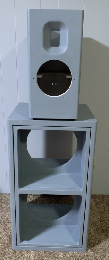 NX Studio monitor stacked on OB Sub