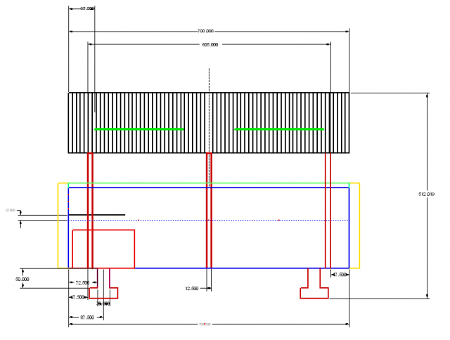 rough draft, front view, integrated Class A