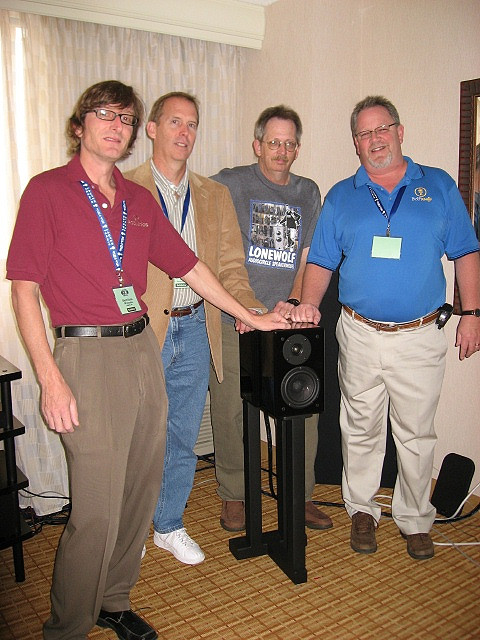 The ACI room at RMAF...with Glenn, Mike, and Bryan....