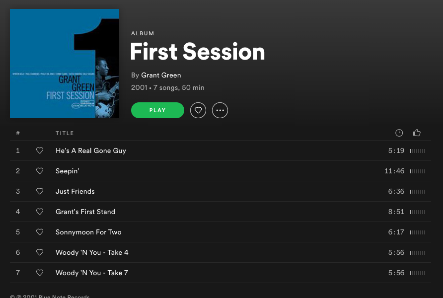 Grant Green - First Session