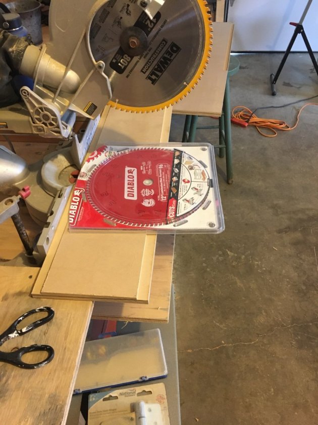 Miter saw maintenance