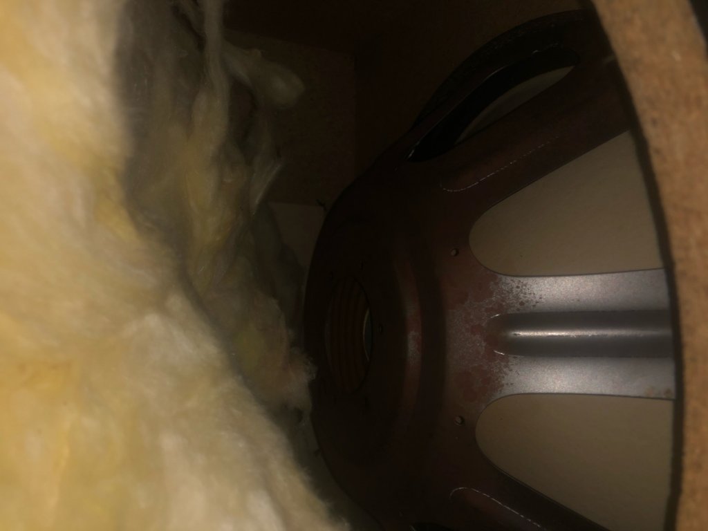 Poor image of back of PR of Original Subwoofer
