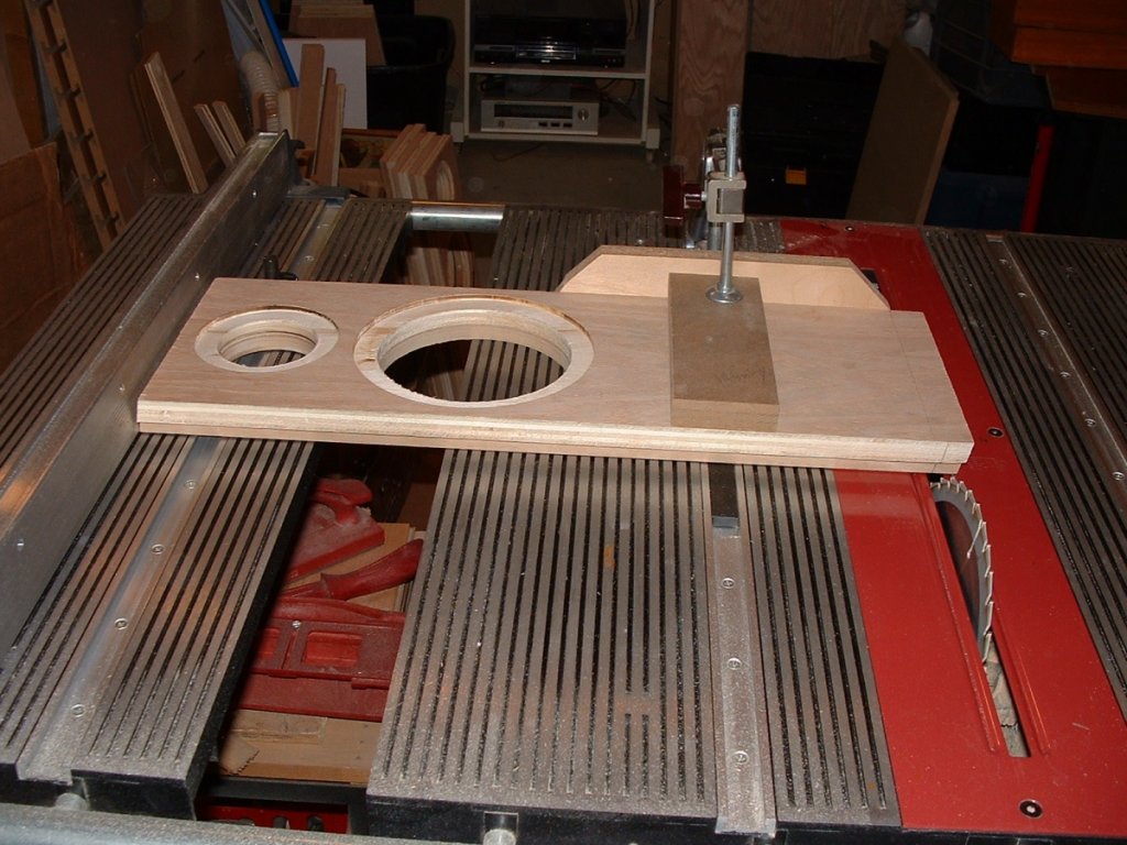 Angle cut on baffle bottom (1.25