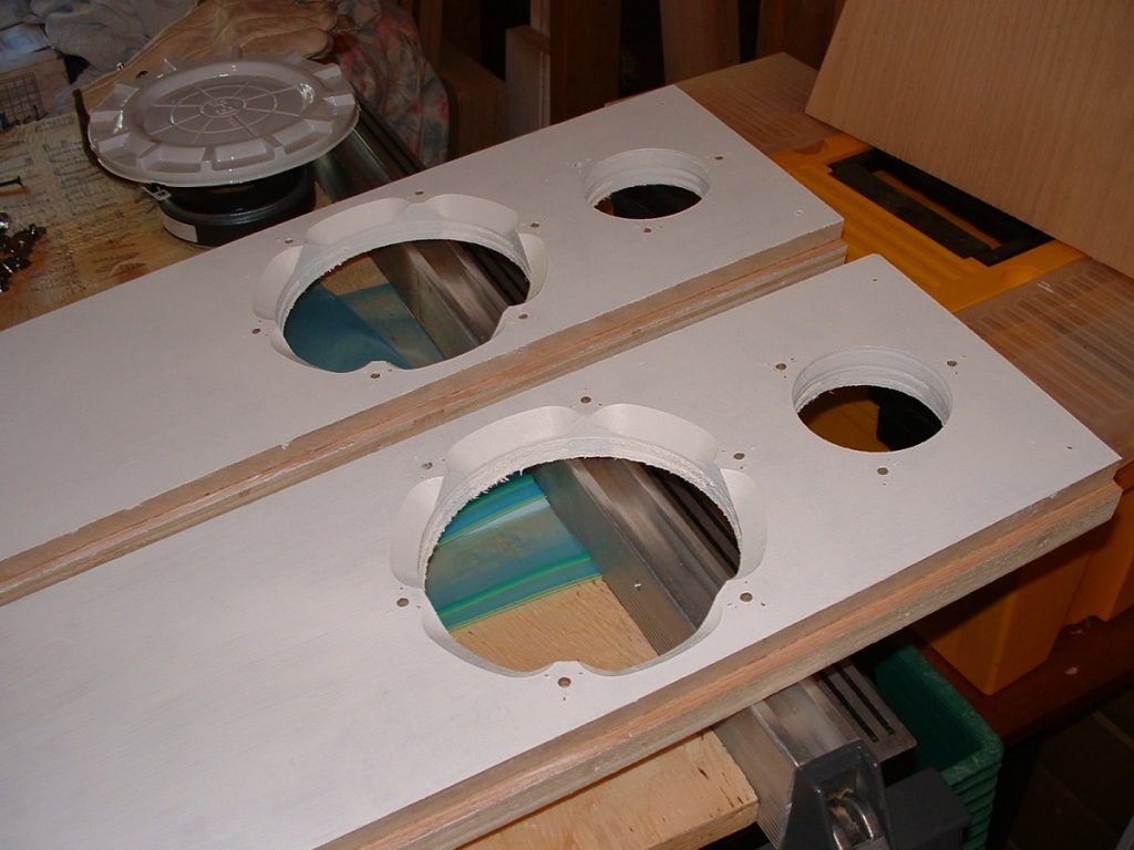 Final paint on baffle before t-nut fit w/epoxy