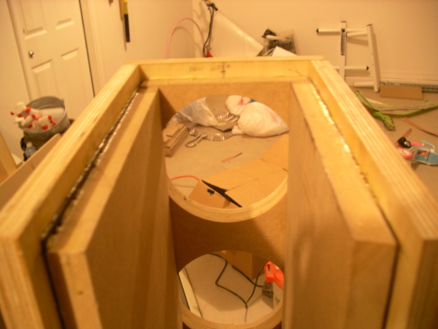 Baffle and sides dry-fitting 1