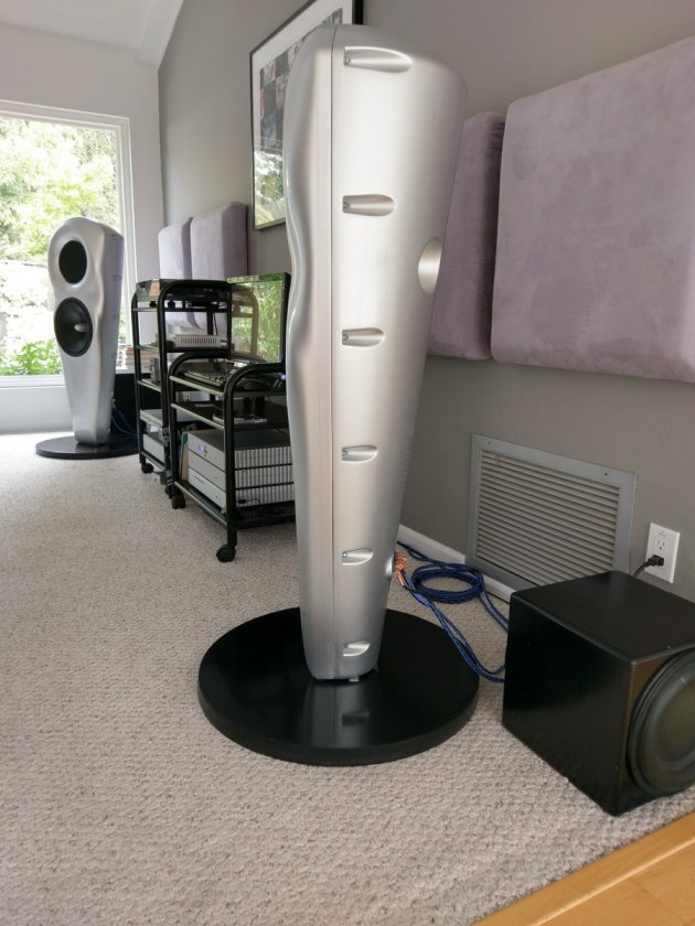 Side view of system