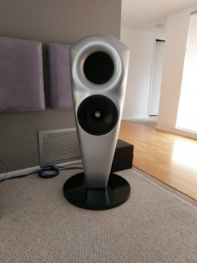 Front view of speakers