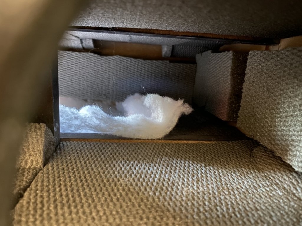 This is where I put the xover. I used some Polly under it to help (you see it sitting) then a piece over the xover. As well, I used Polly to fill gaps in the no res!