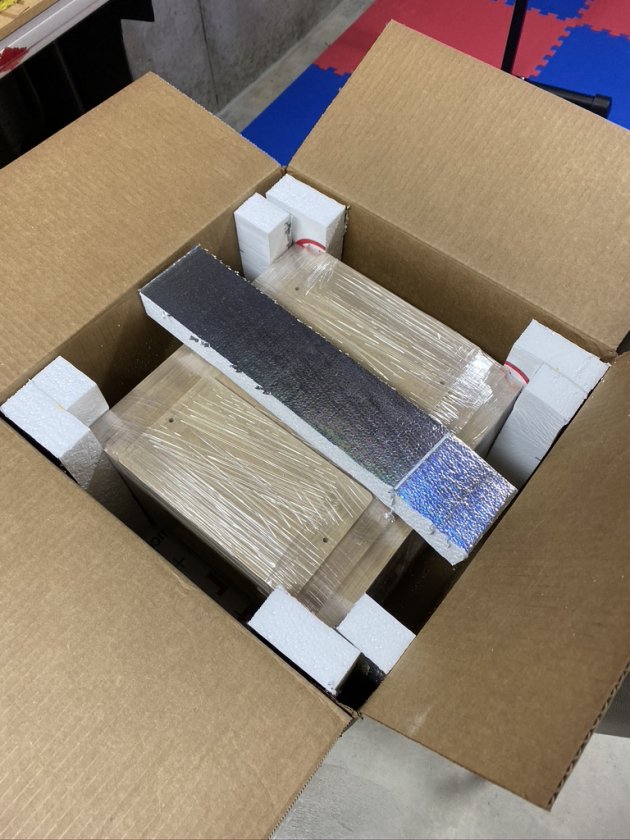 Peter Rawlings flat pack arrived without a hitch