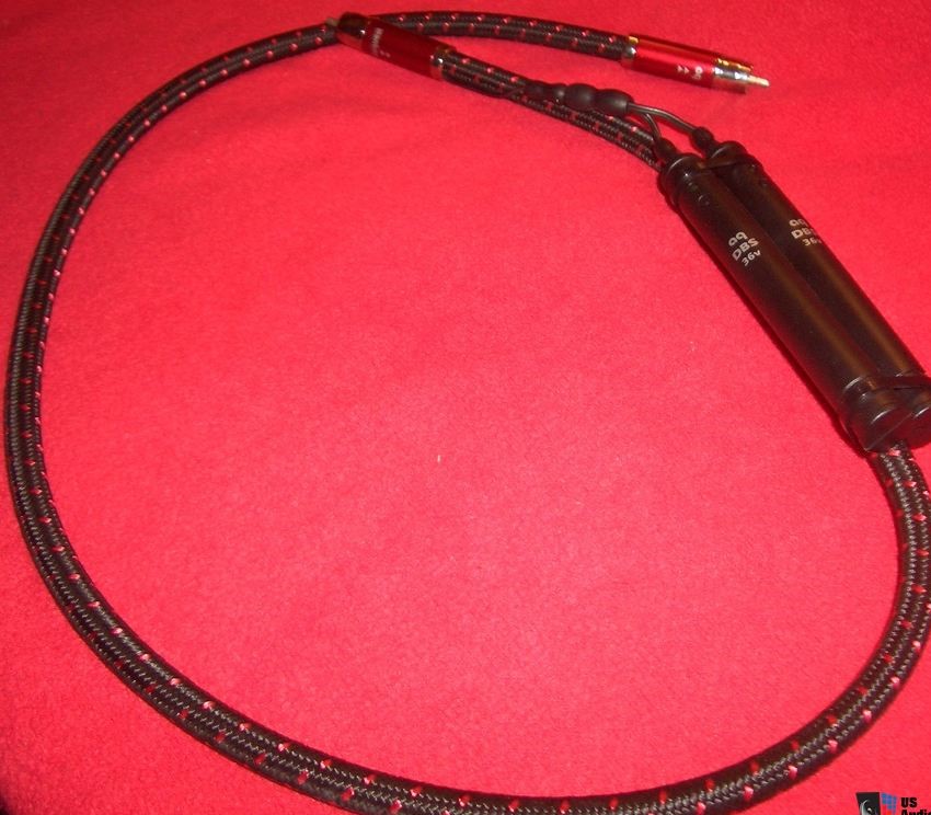 732689-f 08a 0029-audioquest eagle eye 72v dbs 1 meter coaxial digital wrcas orig box