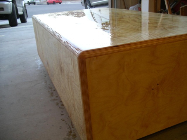 Monster sub semi-finished with Watco oil