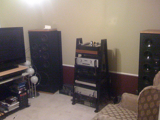 computer room setup wide view