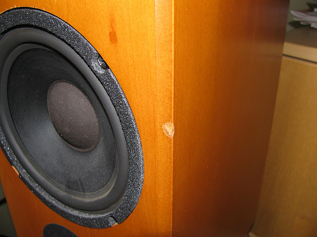 Speaker one front ding