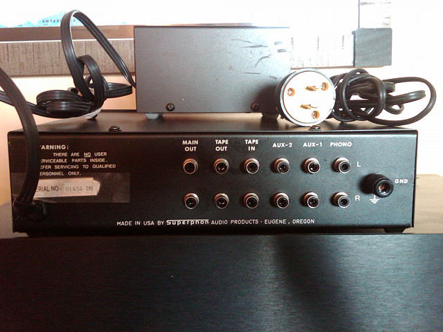 Dual Mono Preamp - Rear