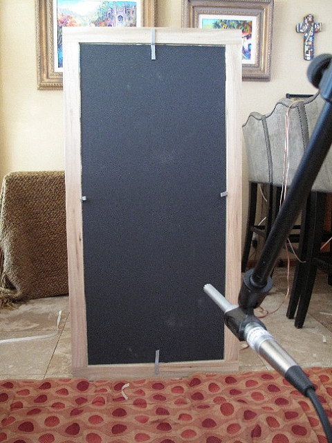 Framed Panel Testing, LR Foam Wedges and TB Foam Straps