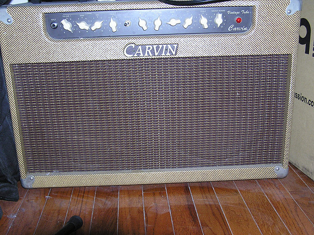 Carvin Belair 50-watt EL-84 based all-tube guitar amp 

(forgive the dust. . .)