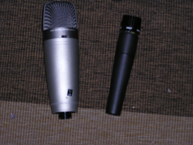 Microphones

New CAD e300 multi-pattern condenser not pictured.