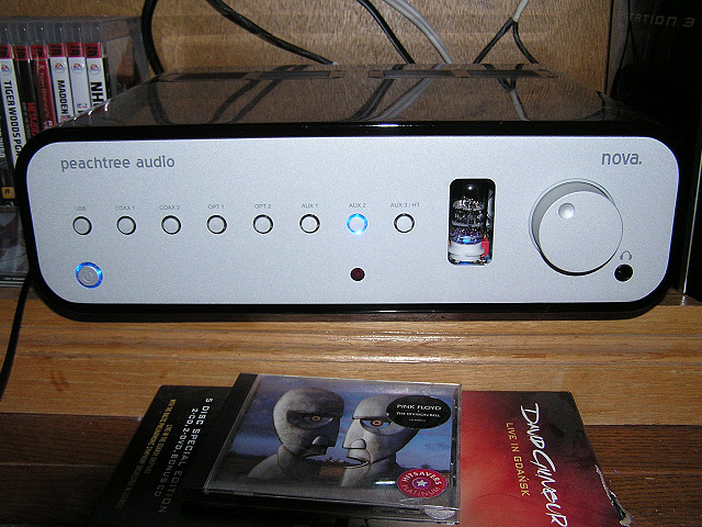 Peachtree Audio Nova; Where I do my final mixing (via speakers and headphones) and normal music playback; Not pictured - ART Audio MPA II microphone preamp