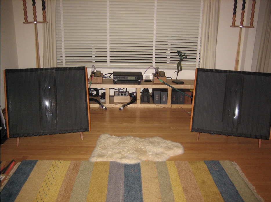 Musica music server and ESL57 loudspeakers
