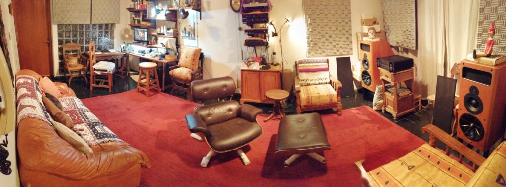room with new Eames lounge chair pano 2 - October 2021