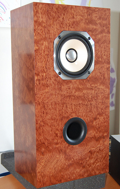 Fostex FX120s in bubinga cab