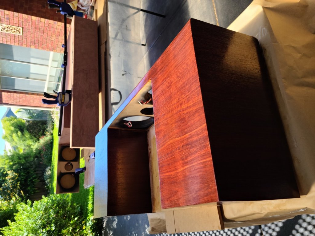 Danish oil going on X-Voce