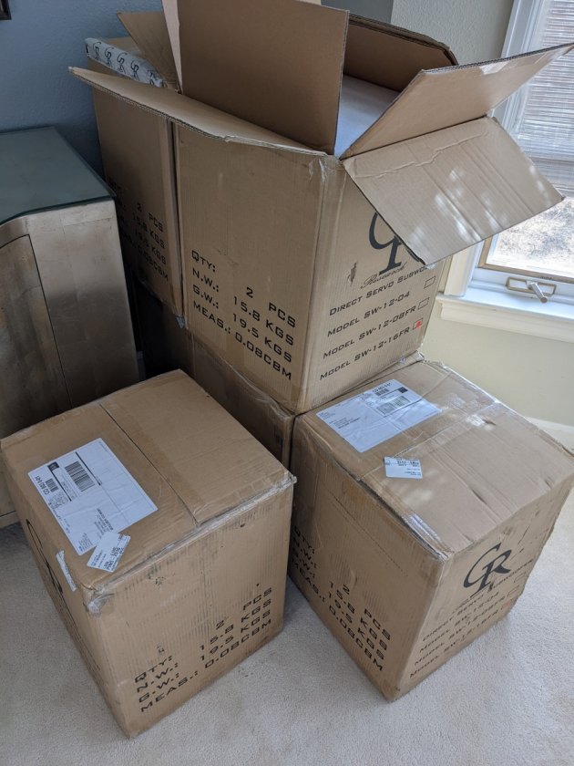Drivers in boxes