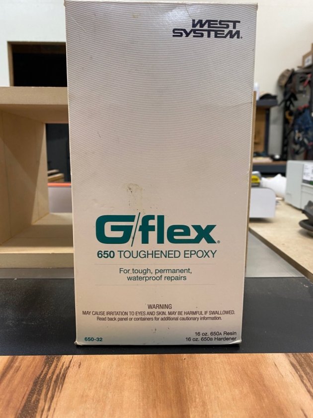 West Systems Epoxy being used