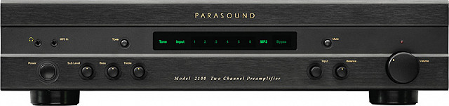 Parasound Model 2100 preamplifier