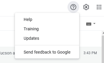 Gmail feedback