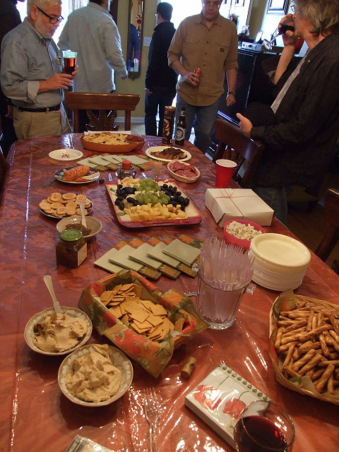 House #16 welcoming table.