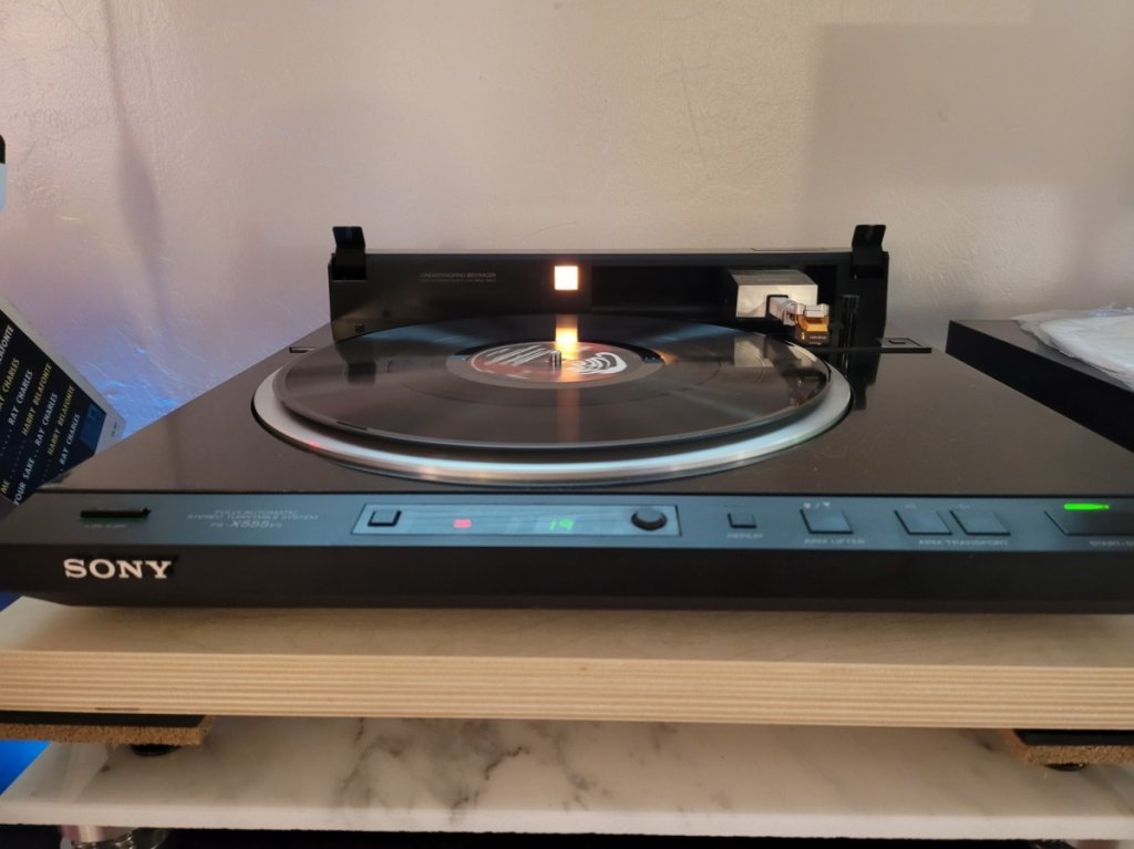 Sony PS 555ES with AT 750SH