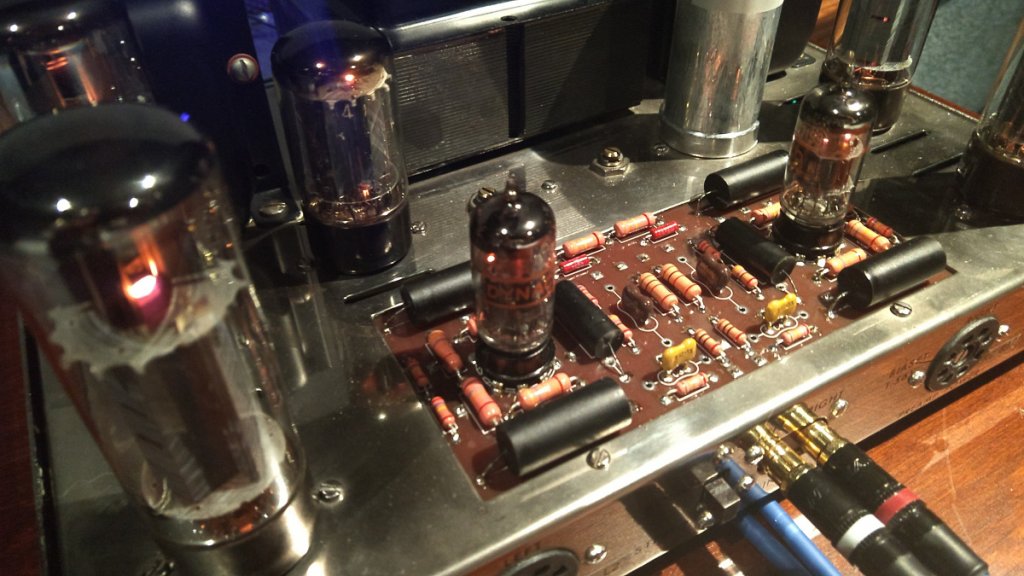 2 Channel System
Dynaco ST-70, Transcendent Sound Grounded Grid Pre, Home Built Crites Type B 