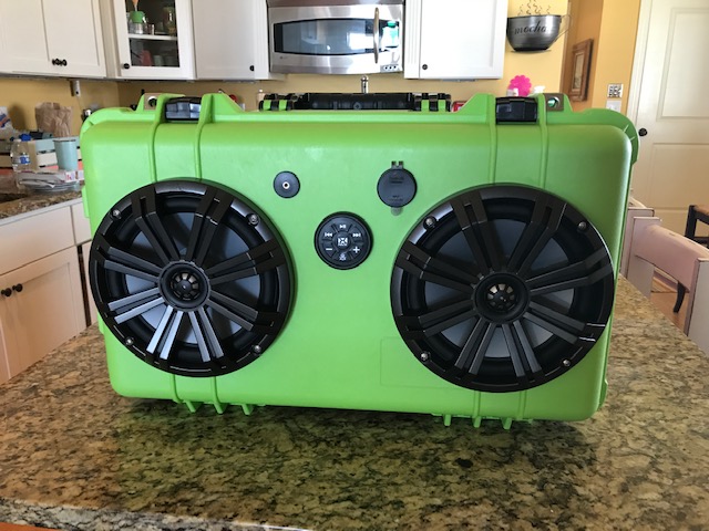Weather proof boombox