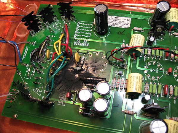 Had a mishap with a rectifier tube and blew up that Cornet!