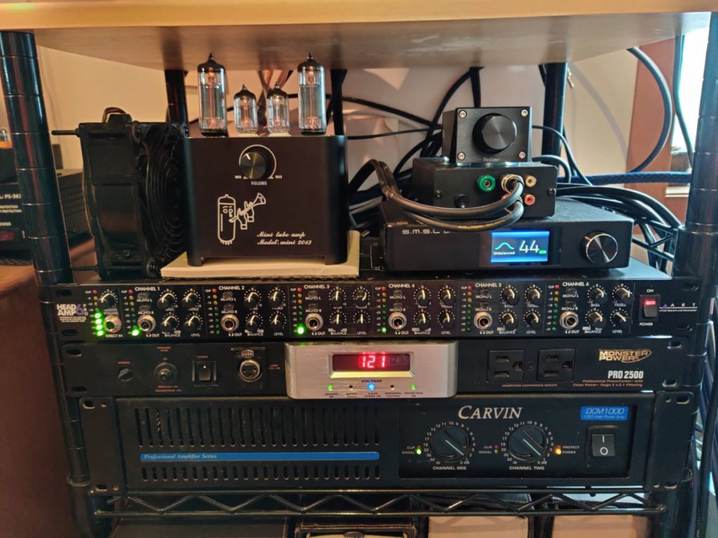 HiFi Setup (ART Headphone 6 Pro multi line preamp)